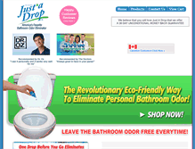 Tablet Screenshot of justadrop.net